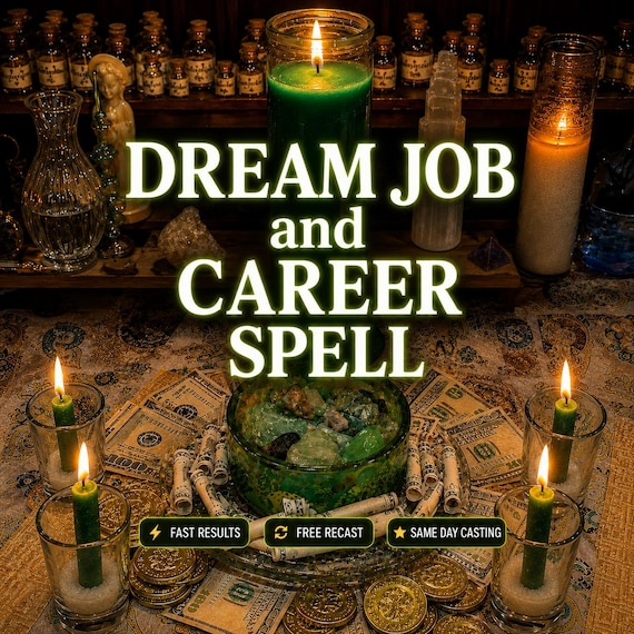 Dream Job and Career Ritual | Career Ritual, Employment Success, Job Offer Attraction, Work Success Ritual, Financial Abundance