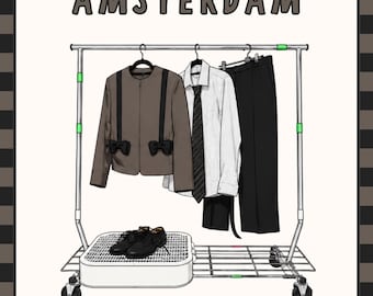 Harry Styles Night 7 Together Together Amsterdam outfit print