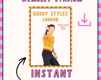 Harry Styles Night 2 Wembley Stadion 13.06.2026 London Digitales Outfit Druck - Instant Download