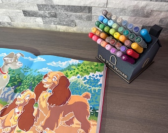 The Pen House | Pen Storage House | Colouring Organiser | Custom Desk Storage for Colouring Pens