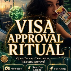 VISA APPROVAL RITUAL, Reiseritual, Glücksritual, Erfolgsenergie, Gelegenheitsmagnet