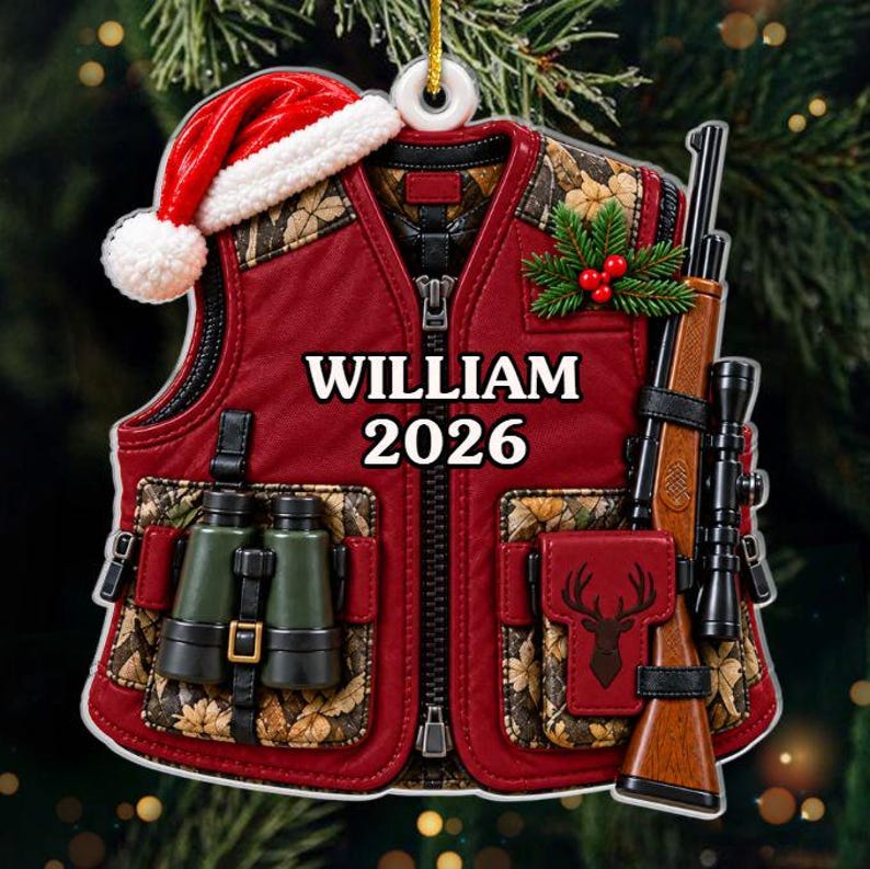 William R. Hunter Custom Name Hunting Christmas Gifts for Hunters 2026, Personalized ...
