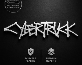 Cybertruck 3D Buchstaben Dekoration Tesla