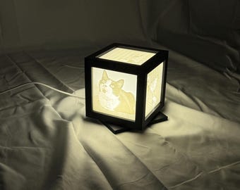 Custom Photo Lightbox Keepsake Gift | Interchangeable Pictures | Multiple Sizes & Light Options