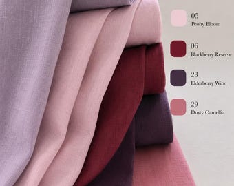 Lichtgewicht tencel-linnenstof op maat gesneden, luchtige gordijnstof, cafégordijnmateriaal, stof zomerjurk, naaicadeau voor haar