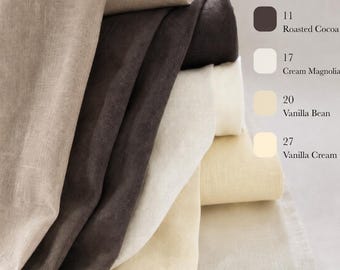 Tencel-linnenstof op maat geknipt, decorstof evenement, draperingsstof bruiloft, achtergrondstof feest, draperingsmateriaal voor buitenfeesten
