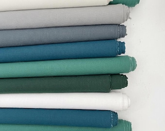 Linen Fabric by Yard,195gsm Washed Flax Linen, 100% Linen Cloth for Clothing, Dresses, Sewing, Crafts & Home Decor