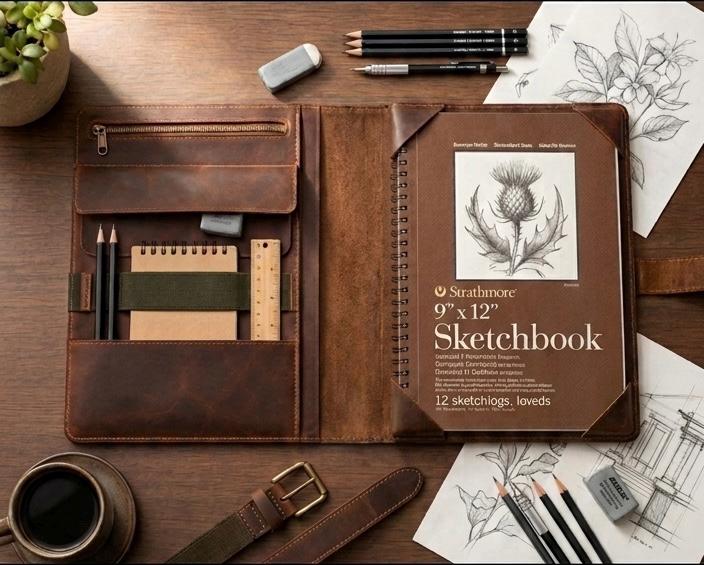 アート用品 鉛筆画 Strathmore Canson スケッチブック 画材セット
