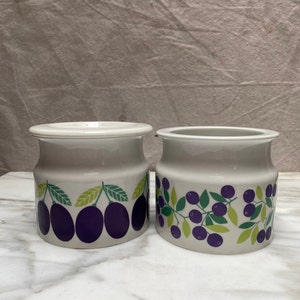 Two- Arabia Finland Jam Jars
