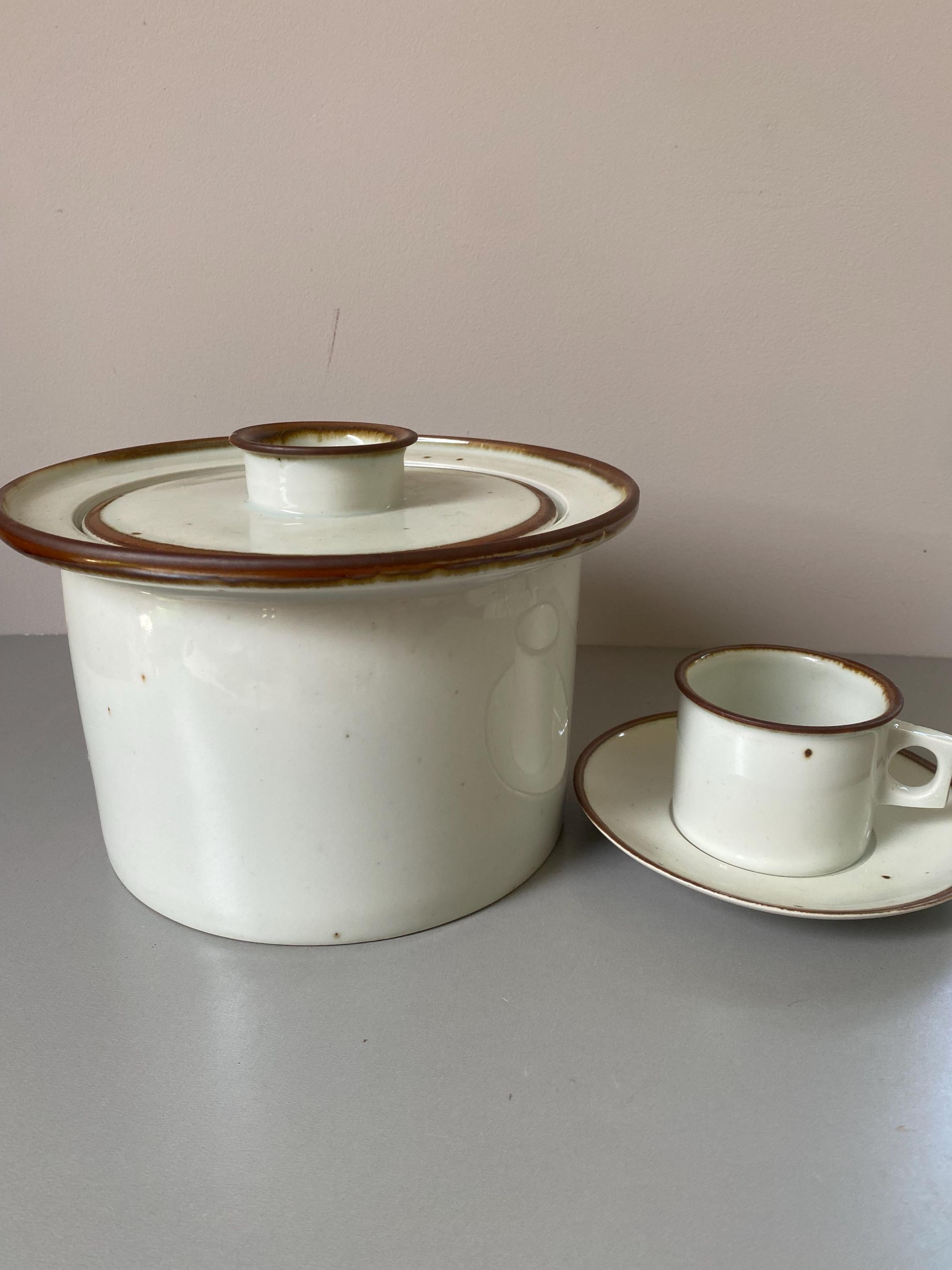 Dansk Brown Mist Covered Casserole- Niels Refsgaard - Etsy