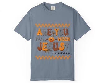 ¿Eres Jesús de Halloween? Camiseta / Camiseta cristiana de Halloween, Mateo 4:19