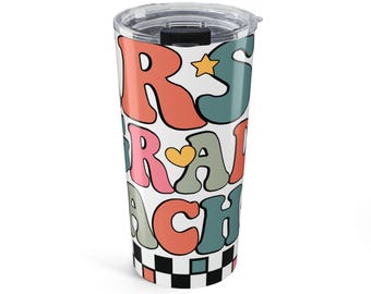 Vaso térmico con diseño retro escolar / 591 ml