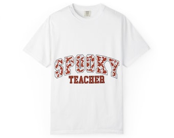 Camiseta de profesor espeluznante / Camiseta de profesor de Halloween