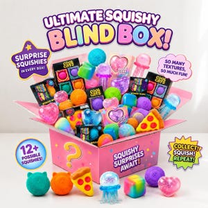 Zufällige ultimative Squishy Blind Box mit einem Überraschungs-Texturspielzeug für Sammelspaß
