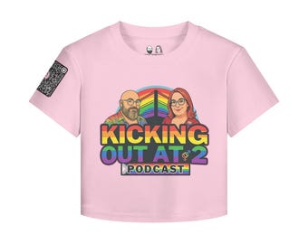 Kicking Out At 2 PRIDE Logo Baby Tee