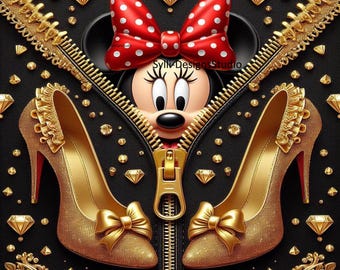 Door de rits gluren met gouden schoenen, bekerverpakking 20 oz . png PNGEgg