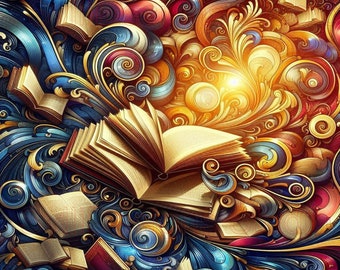 Boekenliefhebber, stapel boeken, bibliothecaris 20oz magere beker sublimatie ontwerp digitale download PNG Instant ALLEEN DIGITALE Rechte beker wrap