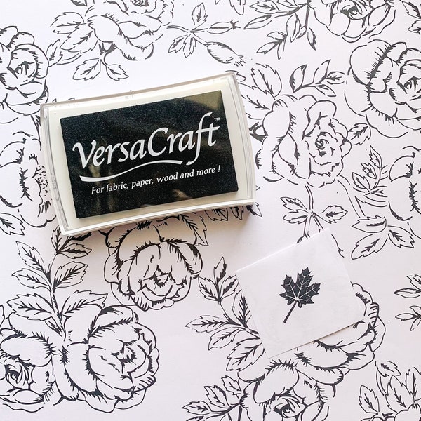 Versacolor Crafters Ink Pad - Pigment Ink pad in Real Black, Rich and Radient