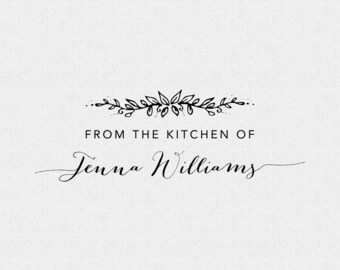 From the Kitchen of Stamp, Baked with Love Stamp, Bakers Stamp, Momma's Kitchen Stamp, Kitchen Decor, Food Gift Tags, Kitchen Labels (T719)