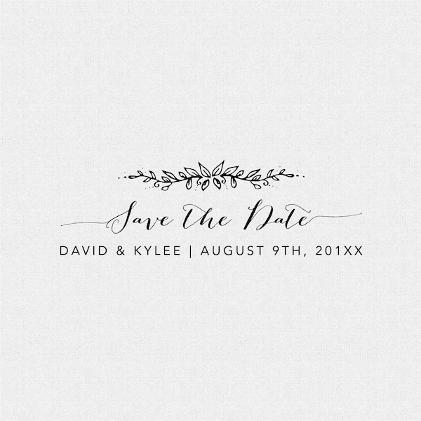 Save the Date Stamp - Etsy