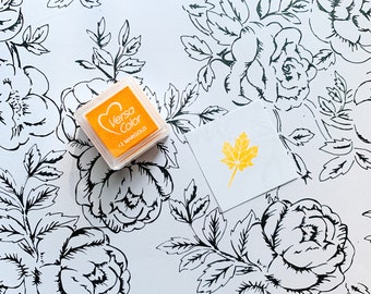 Yellow Ink Pad - VersaColor Pigment Dye Ink pad in Marigold, Fits all Sizes