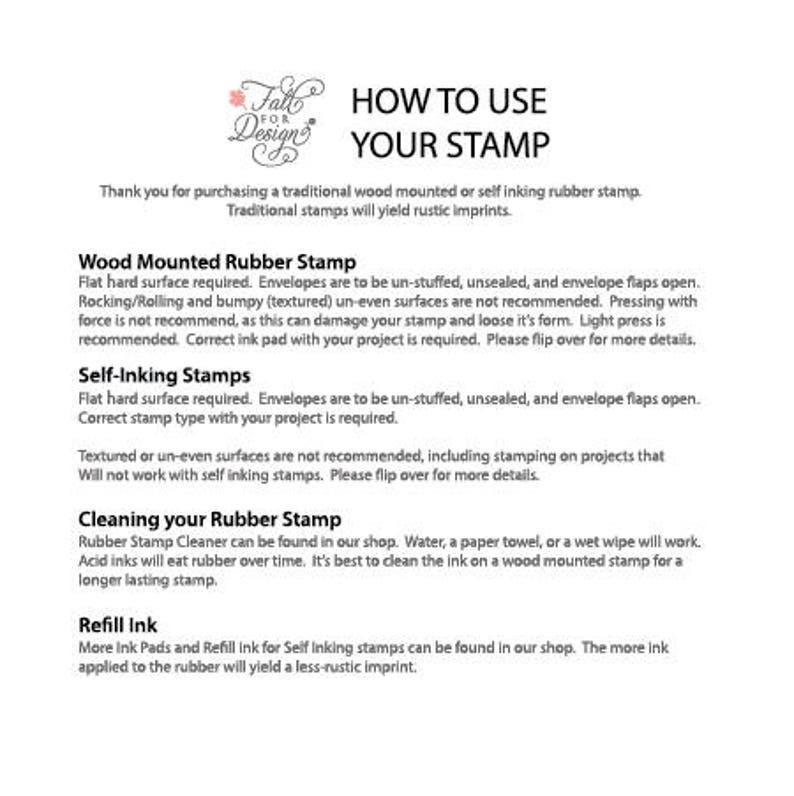 Business Stamps, Custom Handmade By Stamp, Self Inking Stamp, Wood Stamp, Business Card Stamp, Made with Love, Decorative T897 image 8