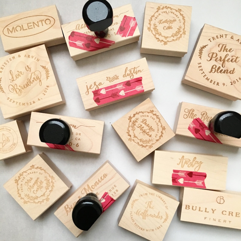 Self Inking Stamp Address Stamp Calligraphy Personalized Rubber Address Stamp T247 Gift Stamp for Address Labels Rubber Stamp