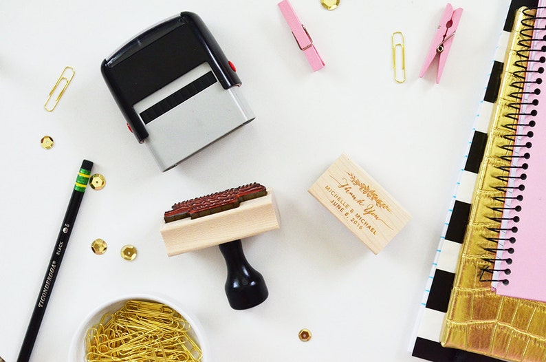 Custom Handmade by Stamp Self Inking Stamp Wood Stamp Etsy