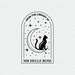 Personalized Book Stamp, From the Library Of Stamp, Custom Cat on the Moon Library Rubber Stamp (T926) 