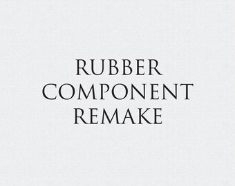 Remake di componenti in gomma per timbri autoinchiostranti