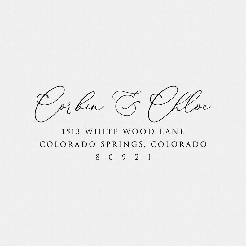 Address Stamp Self Inking Return Address Stamp Self-Ink Return Address Stamp Bridal Shower Gift Self Inking Return Address Stamp T876
