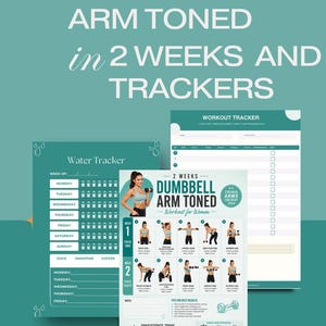 Armstärkande hantelövningar | Armträning för kvinnor | Biceps, axlar, triceps, underarmar | Stående och sittande styrketräning för överkroppen (PDF)