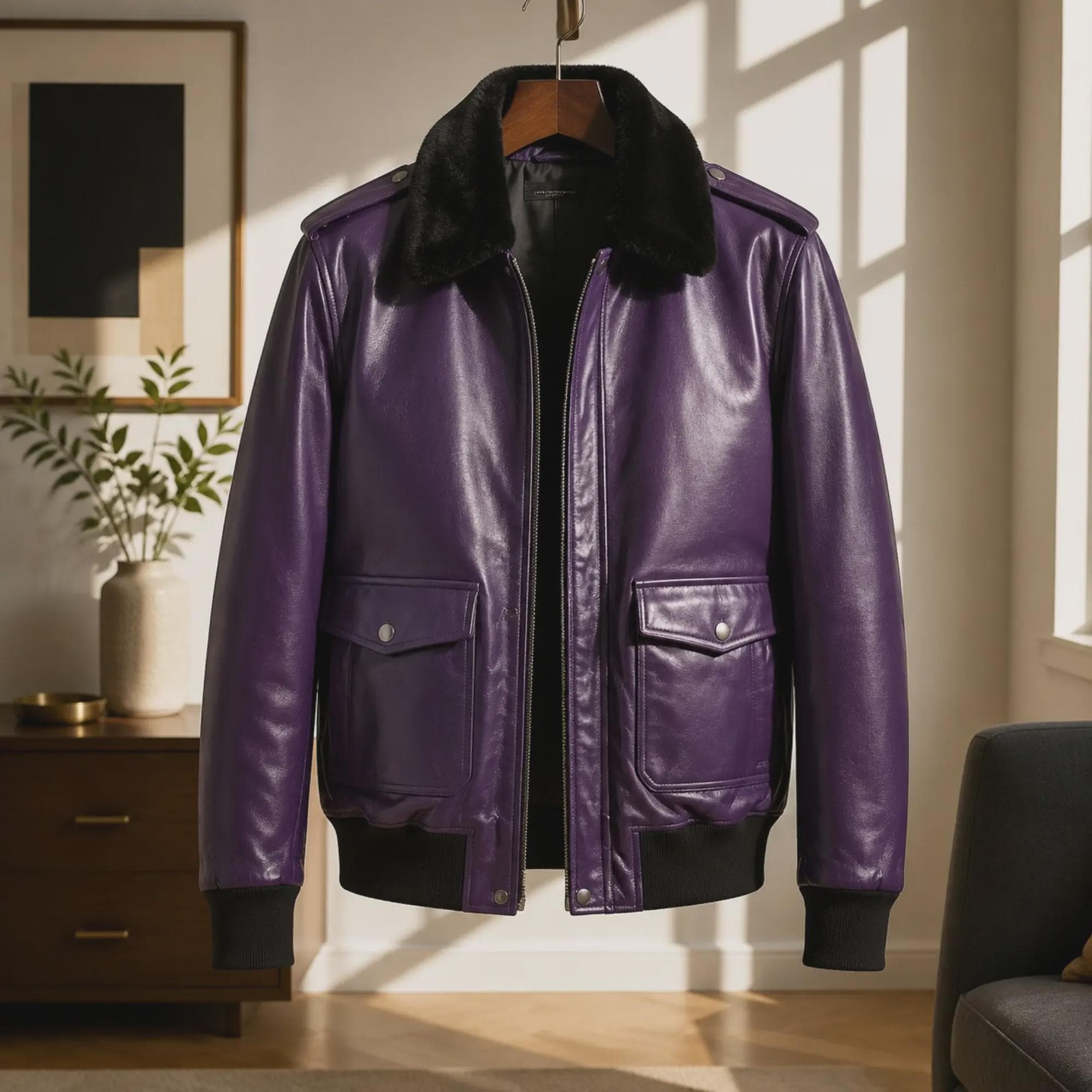 G 2 G2 Leather Jacket - Etsy