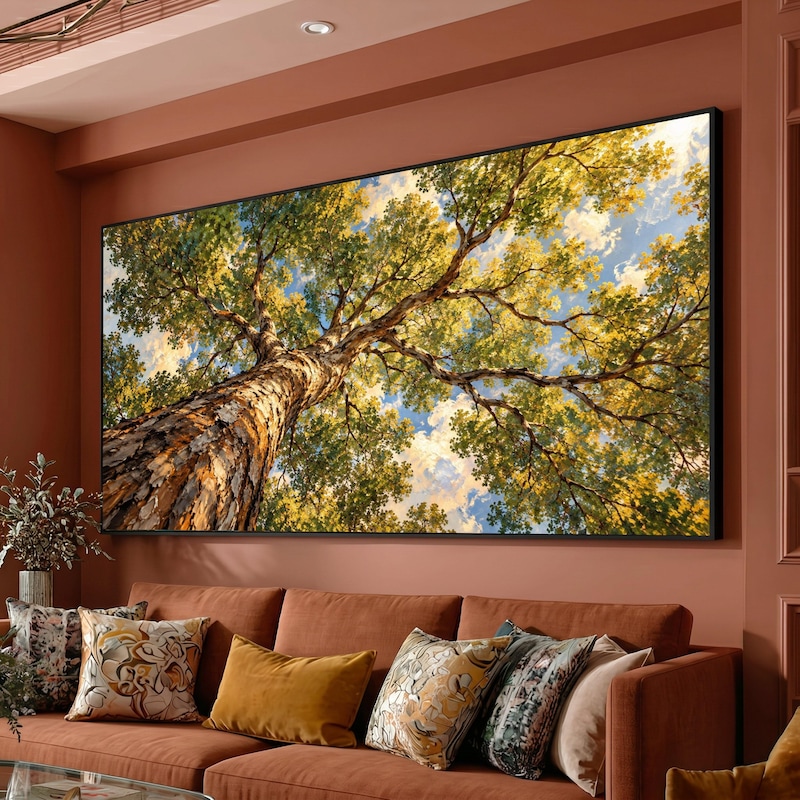 Tree Canopy Art Autumn - Etsy