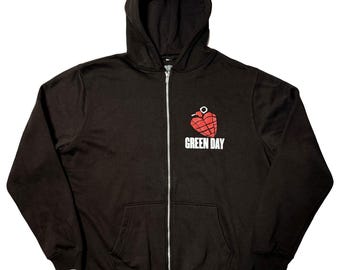 Green Day American Idiot Zip Hoodie