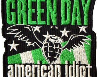 GREEN DAY American Idiot Wings Band Patch
