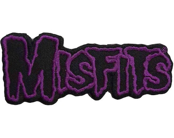 MISFITS Purple Border Logo Band Patch