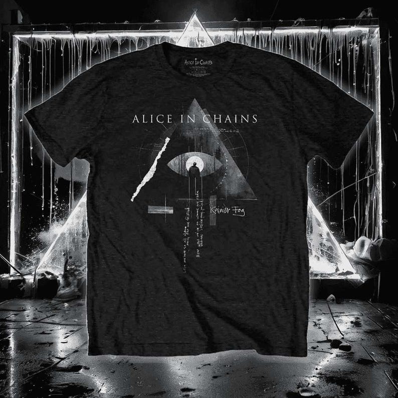 ALICE IN CHAINS Fog Mountain Band T-shirt