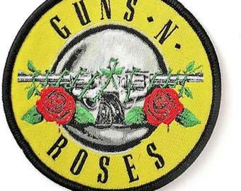GUNS N ROSES Classic Circle Logo Band Patch