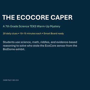 KLAS 7 - Eco-Core Caper: Een mysterieus opwarmingsspel voor natuurkunde in de 7e klas