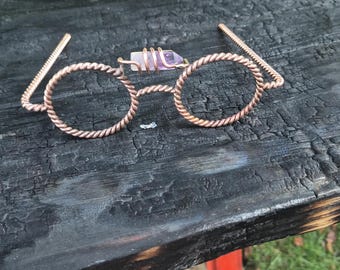 Copper Tensor Glasses/Amethyst