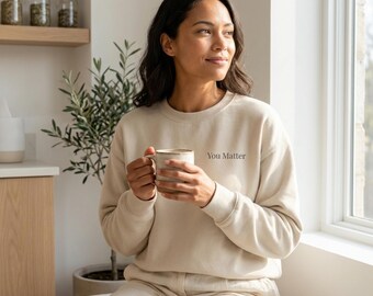You Matter Soft Crewneck Sweatshirt | Chronic Illness Gift