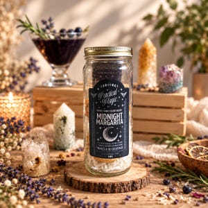 Witchy Cocktail Infusion Kit | Practical Magic Apothecary | Moon Magic Martini, Midnight Margarita, S'mores (Gift Box)