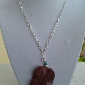 Gemstone Red Marble Necklace.
