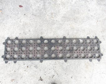 Cast Iron Salvaged Bench Back Parts, DIY Wall Hanging, Plant Hanger, Repurpose, Vintage