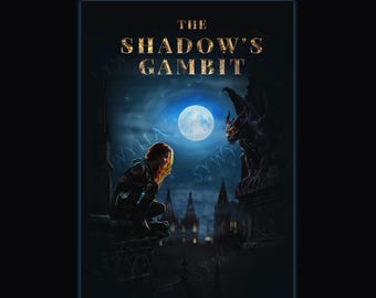 Omslag till Dark Fantasy-bokomslag – Gothic Heist, Gargoyle, exklusivt färdigt material