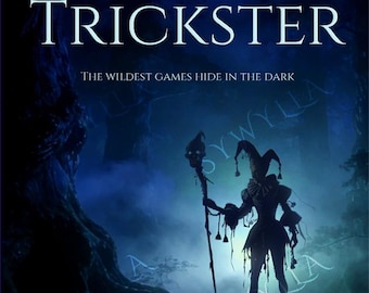 Färdigt bokomslag till mörk fantasy – Gothic Jester, Dark Illusions
