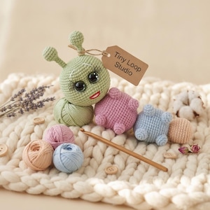 Crochet Caterpillar Rattle Pattern, Amigurumi Baby Sensory Toy, Cotton Pastel Lashes Eight Legs, Newborn Nursery Gift, PDF Instant Download