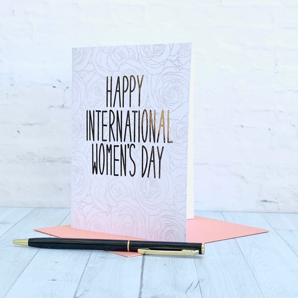 International Women's Day Card, Women's Day Card, International Women, Feminist Card, Happy Womens Day, Women Empowerment