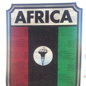 African Flag T Shirt
